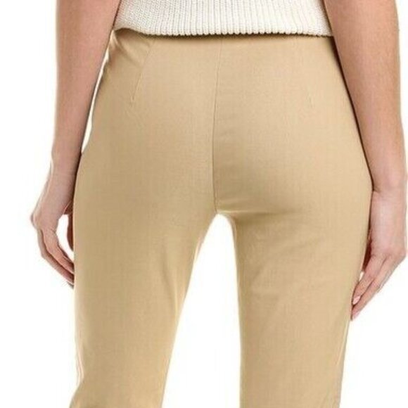 J Mclaughlin Margot Pants Women 12 EUC Stretch Rayon Flat Front Zip Closure - Picture 9 of 12